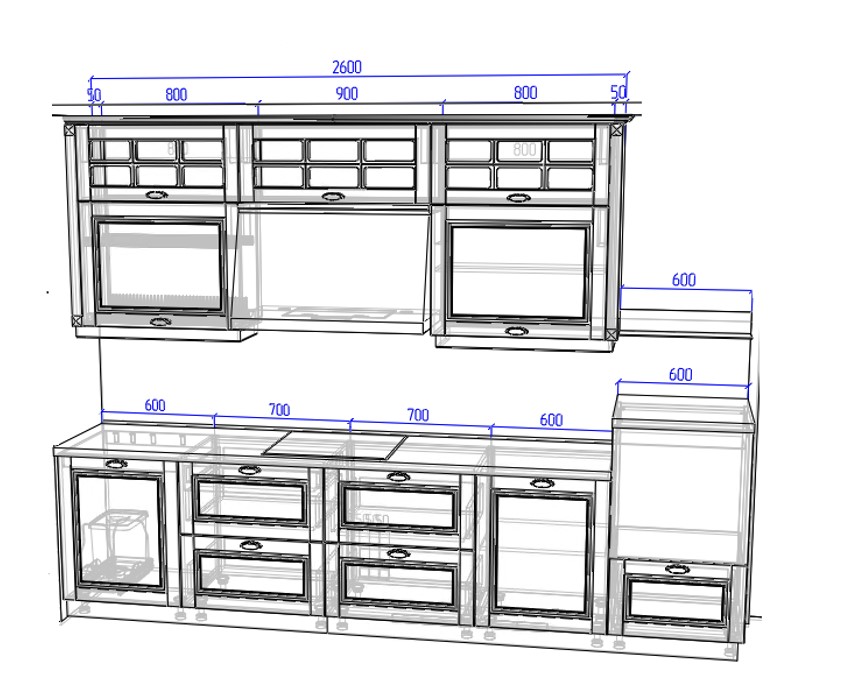 Распродажа - изображение №3 "Кухня Версаль (выставочный образец)"  на www.Angstrem-mebel.ru